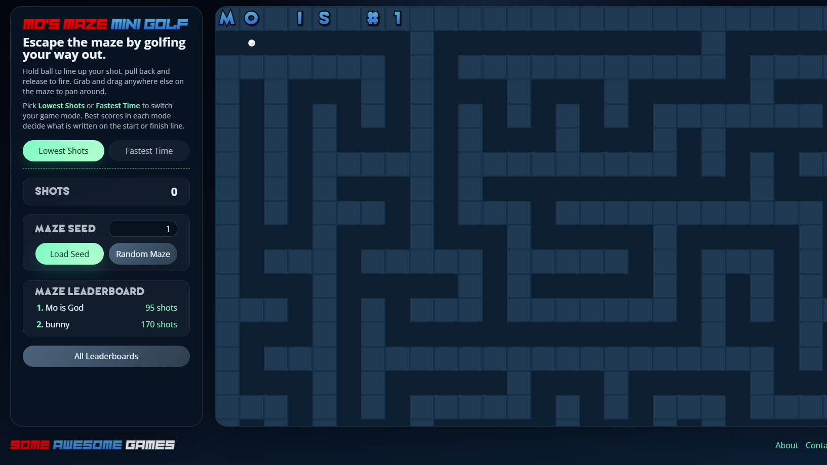 Maze Golf